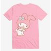 Guys * | Buy My Melody Bouquet Of Flowers T-Shirt