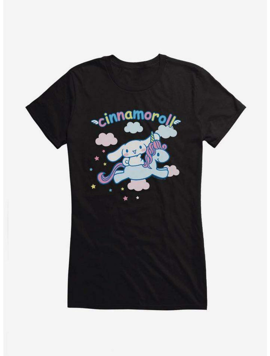 Tees * | Promo Cinnamoroll Unicorn Girls T-Shirt