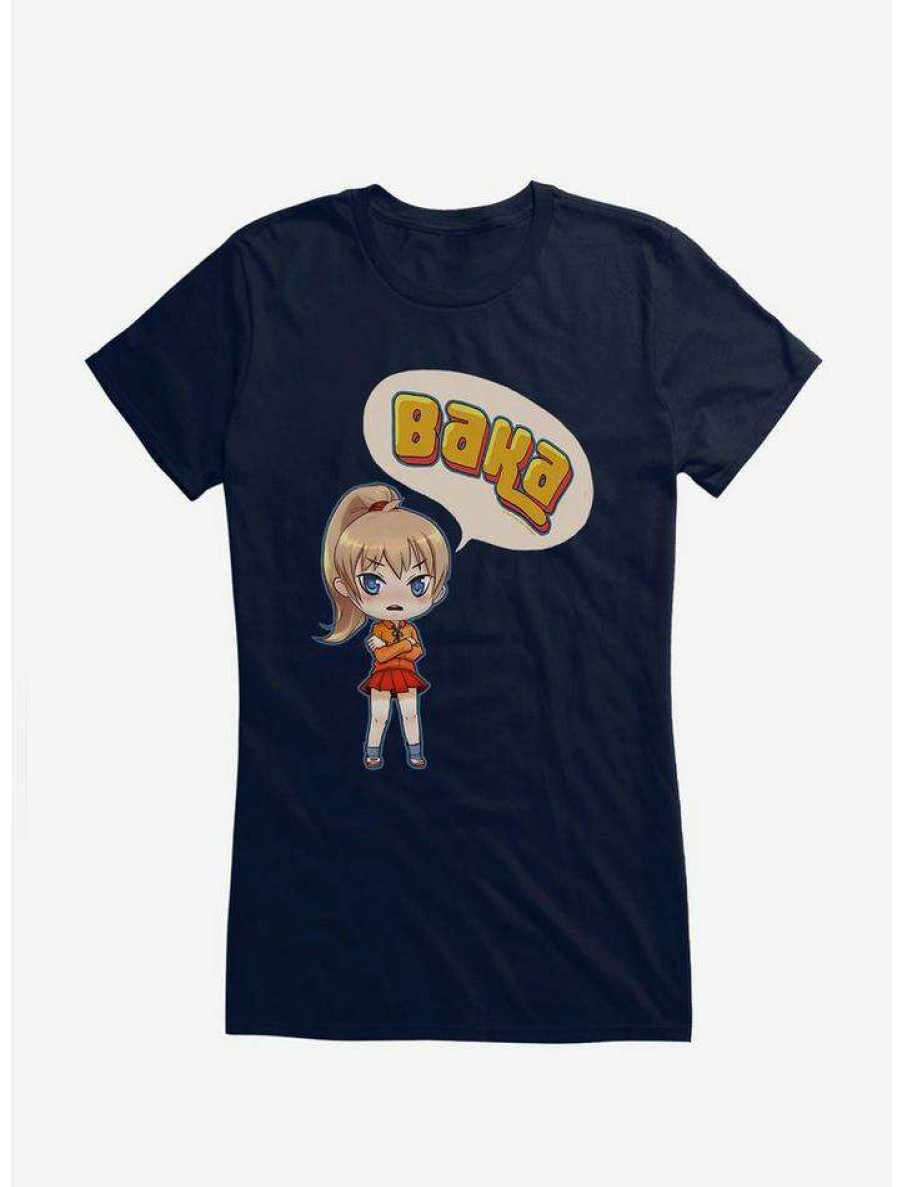 Tees * | Top 10 Heroes By Design Chibi Baka Girls T-Shirt