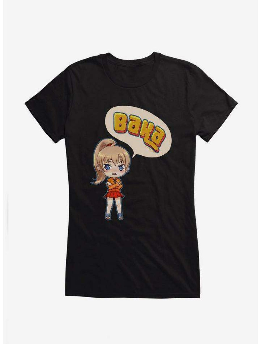 Tees * | Top 10 Heroes By Design Chibi Baka Girls T-Shirt