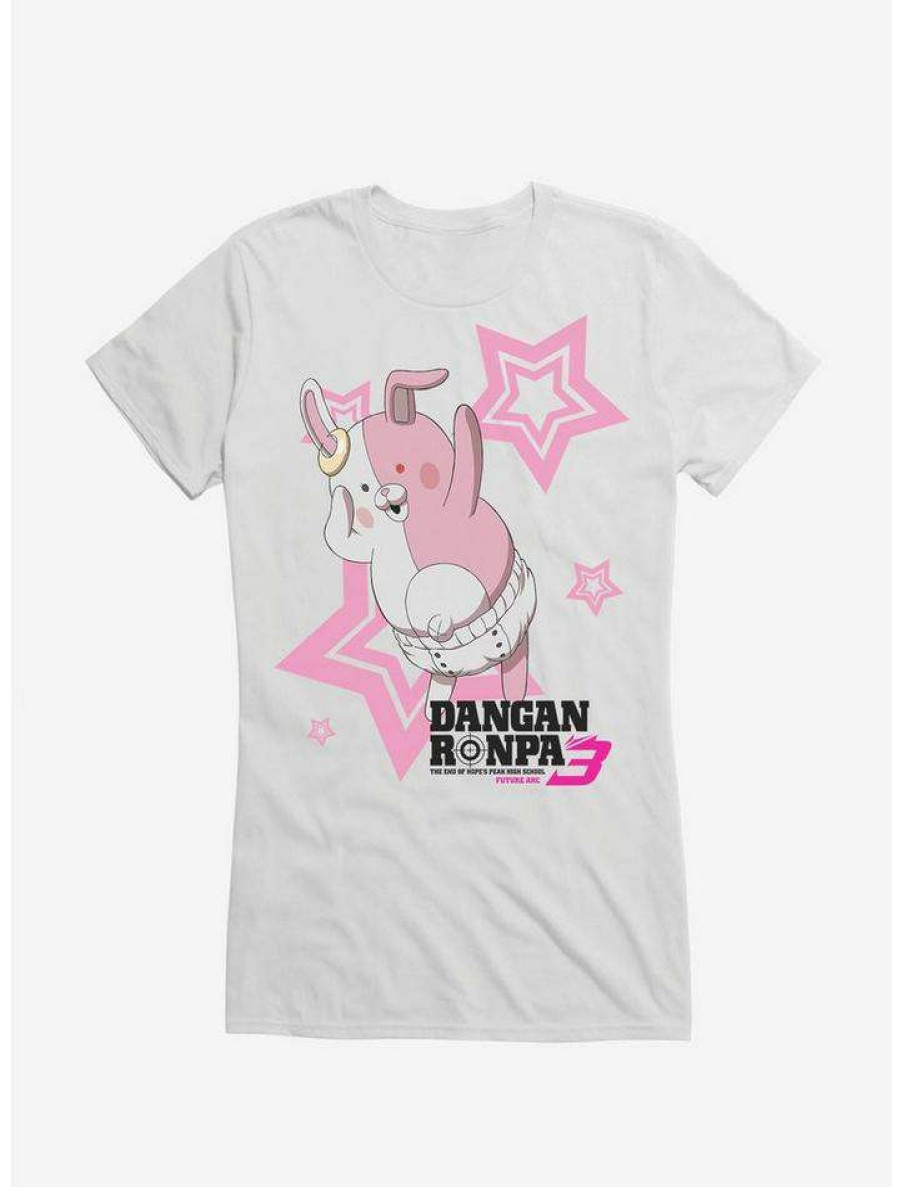 Tees * | Hot Sale Danganronpa 3 Magical Rabbit Girls T-Shirt White